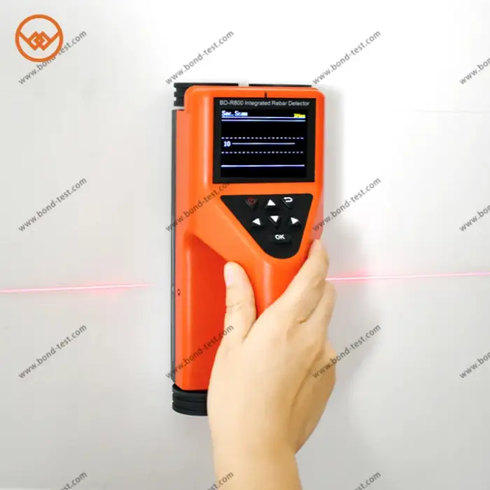 Portable R800 Test Concrete Reinforcement Rebar Finder Scanner Locator Detector