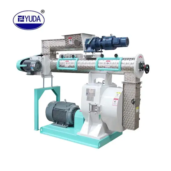 YUDA Poultry Farming Feed Pellet Production Line Equipment Core Bearing Poultry Feed Equipment