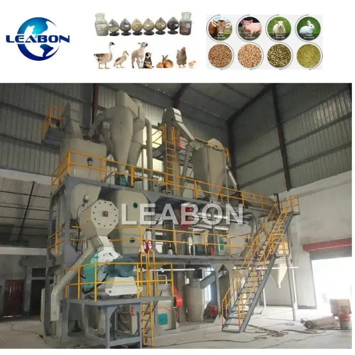 CE 3000kg per hour Poultry Feed Pellet Production Line Chicken Feed Pellet Making Machinery Animal Feed Processing Machine