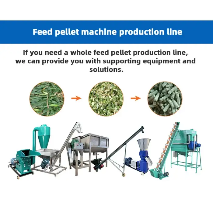 Animal Livestock Rabbit Broiler Pelletizer Make Food Pellet Granulating Press Poultry Feed Production Machine Model: MJKLJ-150