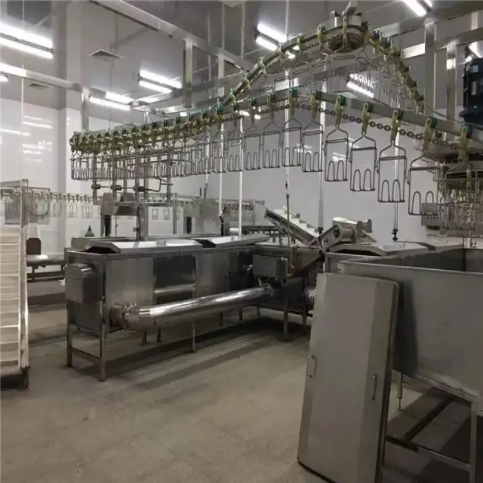 automatic chicken processing plant small poultry slaughtering processing line chicken processing plant automatic