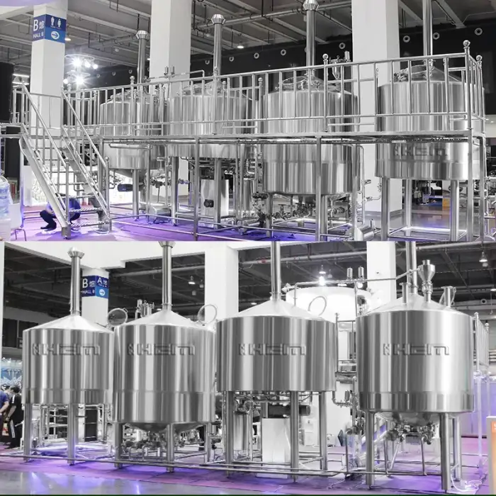 1000L 2000L Factory Alcohol Production Equipment  Micro Brewery Beer Brewing Equipment For Sale