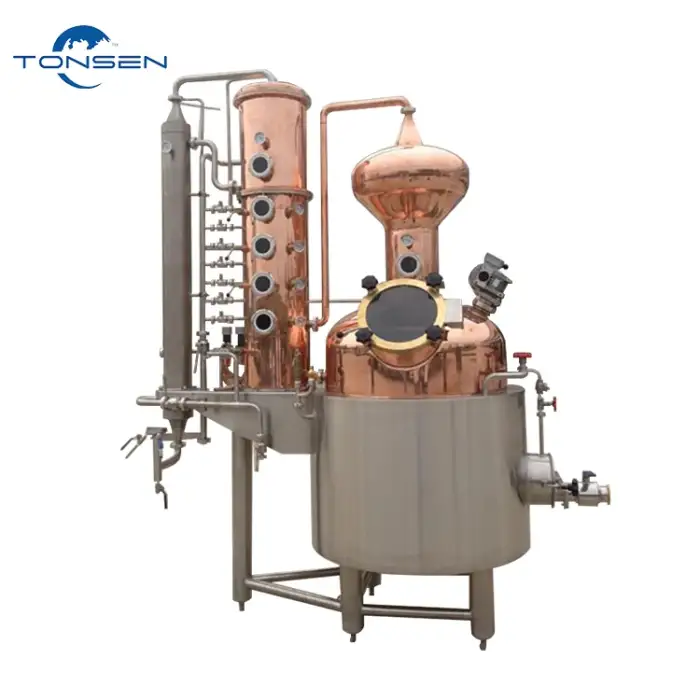 distillation column industrial distilling equipment alcohol production line with Whiskey vodka distillery equipment