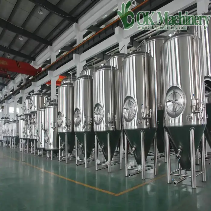 OK-B6 1000L 2000L Machines Alcohol Production Equipment Micro Brewery Beer Brewing Equipment