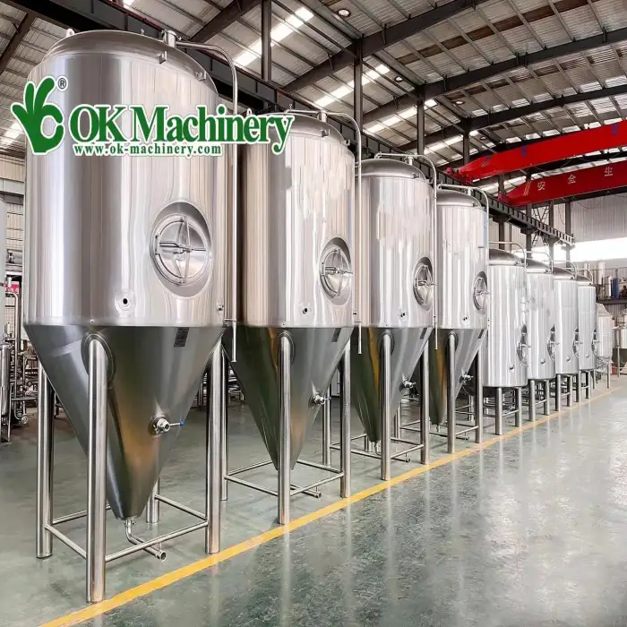 OK-B6 1000L 2000L Machines Alcohol Production Equipment Micro Brewery Beer Brewing Equipment