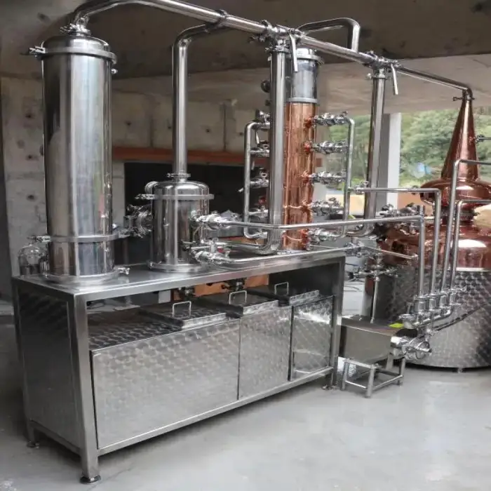 distillation column industrial distilling equipment alcohol production line with Whiskey vodka distillery equipment