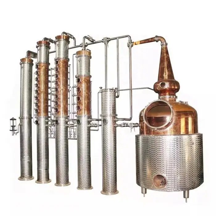 alcohol wine and ethanol distillation production equipment