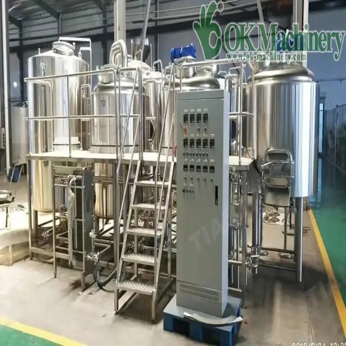 OK-B6 1000L 2000L Machines Alcohol Production Equipment Micro Brewery Beer Brewing Equipment