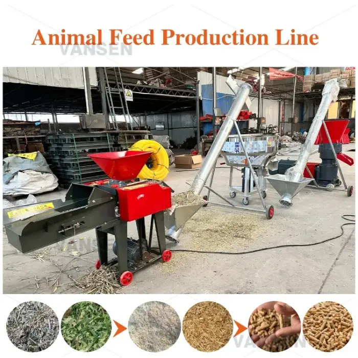 goat farming equipment chicken poultry feed processing machines food machine for animal