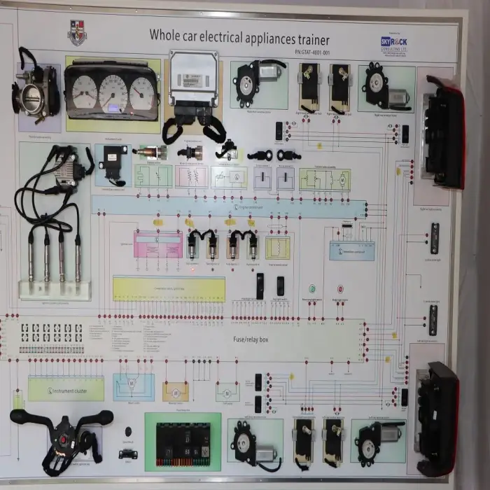 School lab kit full car electrical training stand training equipment Educational equipment automotive training board