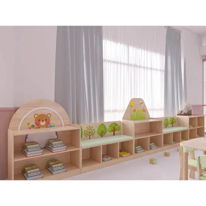 school furniture student wooden desk and chair wooden daycare soft play equipment suppliers