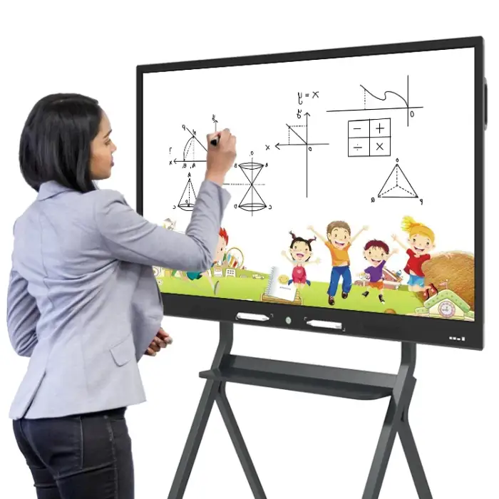 55 Inch Touch Screen Interactive Whiteboard School Laboratory Equipment Educational For Schools