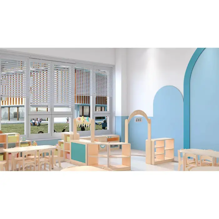 school furniture student wooden desk and chair wooden daycare soft play equipment suppliers