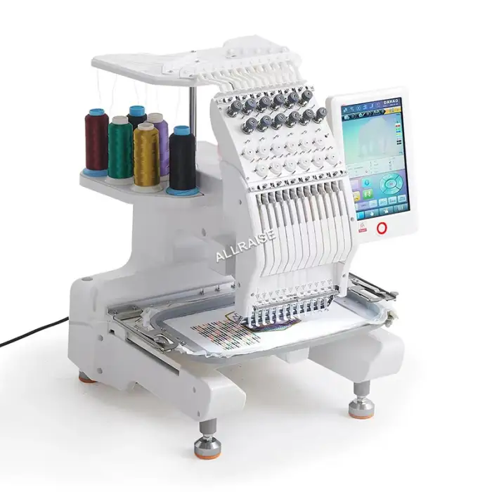 Brother Computerized Embroidery Machine Single Head 12 Needles Garment Hat Domestic Towel Quilt Embroidery Machine