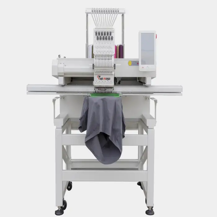 Single Head Computerized Embroidery Machine Industrial T Shirt Embroidery Machines big working area