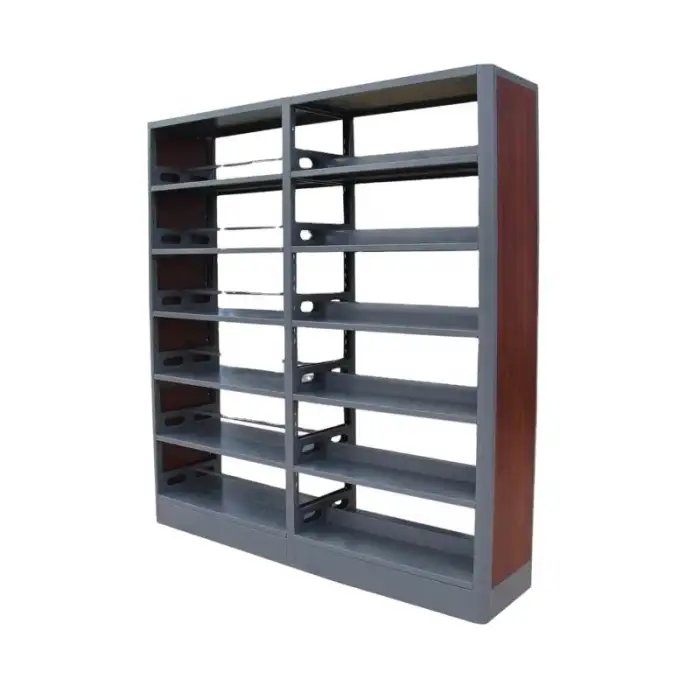 Book Shelf Used Library Shelving for Sale Metal Furniture Library 6 Layer Library School Modern Assembled within 4-6 Minutes