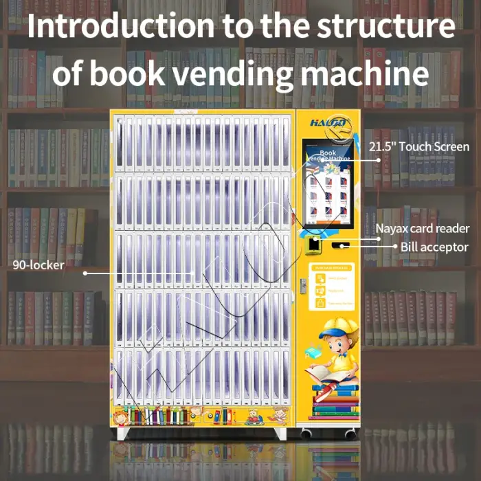 School Library Books Vending Machine Scholastic Book Notebook Vending Machine For Sale