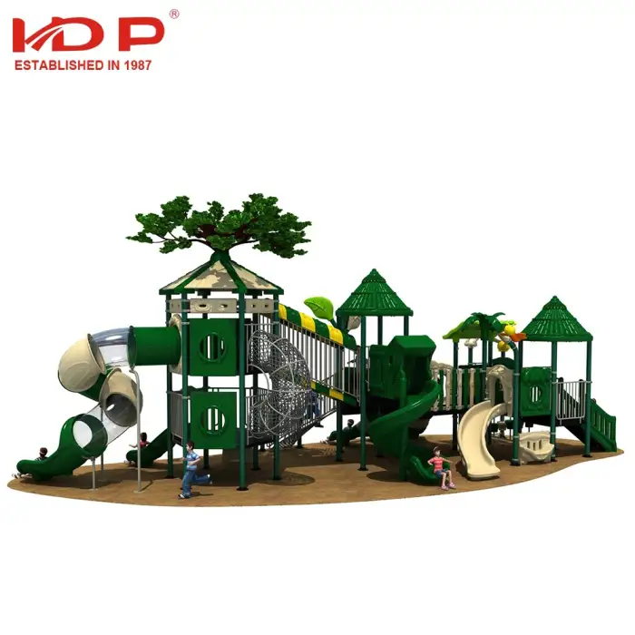 HUADONG 2024 New Children Plastic Slide Outdoor Playground Equipment Set For School