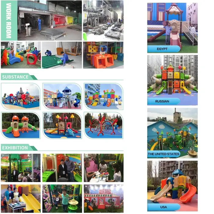 HUADONG 2024 New Children Plastic Slide Outdoor Playground Equipment Set For School