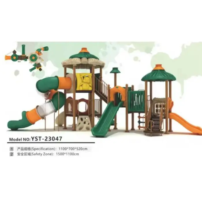 Africa kindergarten school furniture playground kids school slide