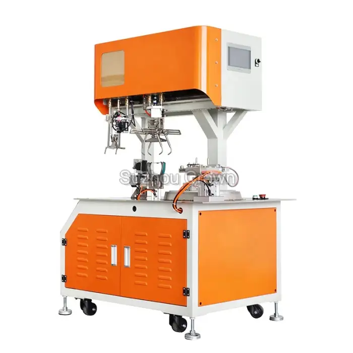 Automatic wire coiling machine cable winding binding twist tie machine