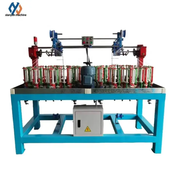 Rope braiding machine yarn winding machine bobbin machine