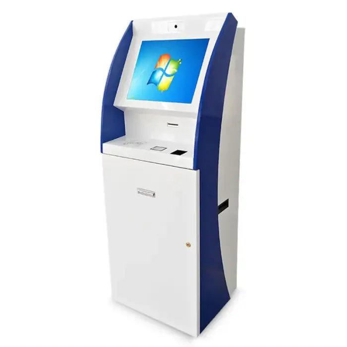 Intelligent Library Kiosk Self Service Borrow Return Book Terminal Smart Kiosk With Card Reader Nfc Reader LCD Digital Signage