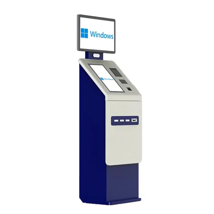 touch screen kiosk with credit card reader library kiosk