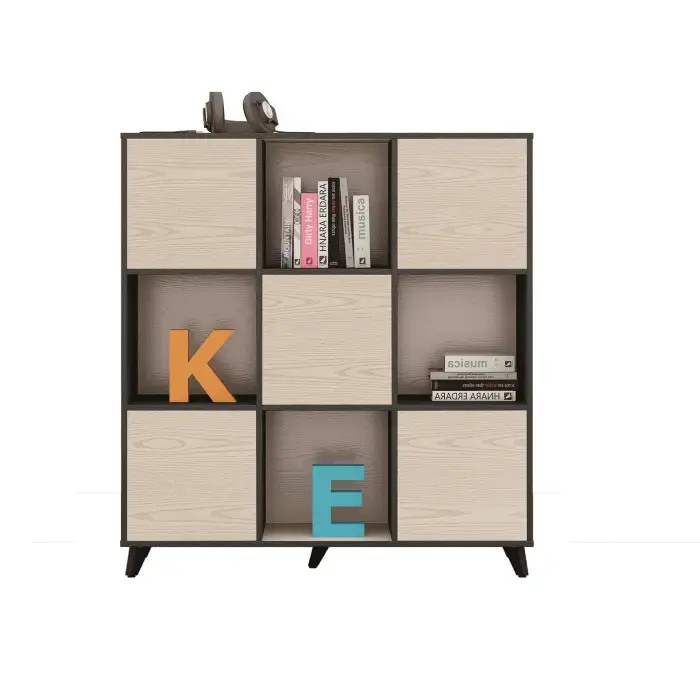 Commercial furniture Big filling cabinet document modern with partition bookshelf bookcase storage cabinet