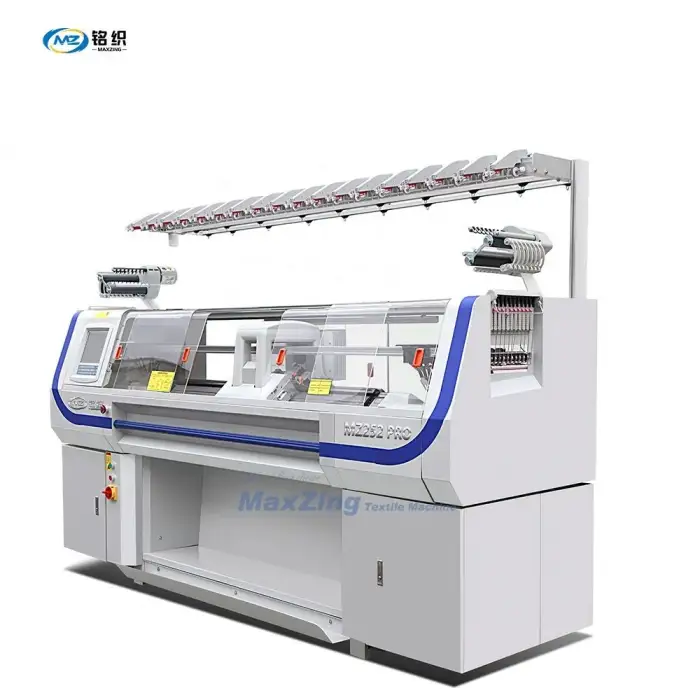 MaxZing New 2024 model New 60 inch automatic flat knitting machine with double system flat knit