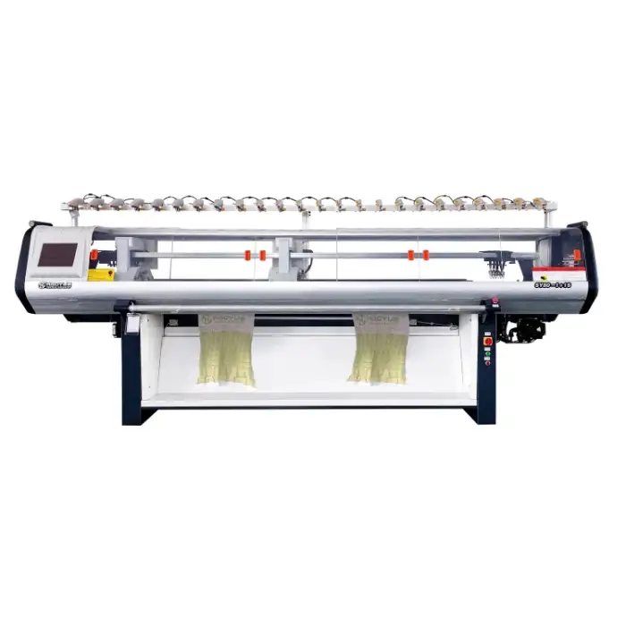 1+1system 80inch computerized sweater flat knitting machine