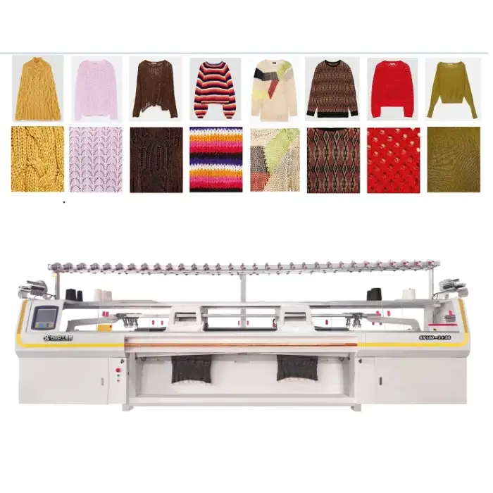 1+1system 80inch computerized sweater flat knitting machine