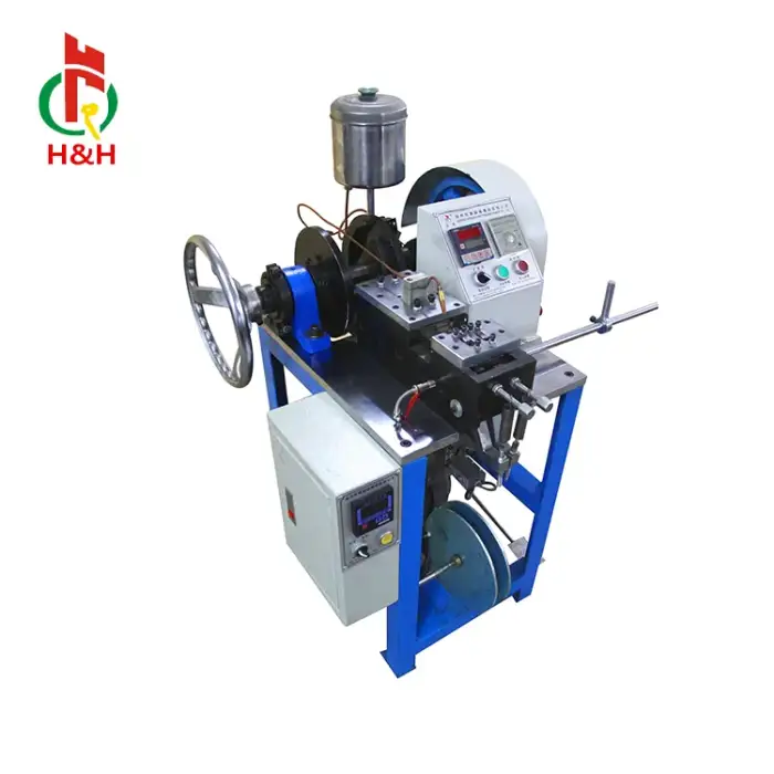 Handle rope hoodie cord semi automatic tipping machine