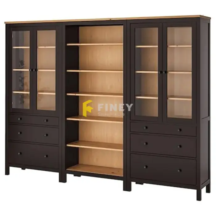 Custom Wholesale Retail Modern Library Interior Book Shelves Decoration Book Shelves For Library Furniture