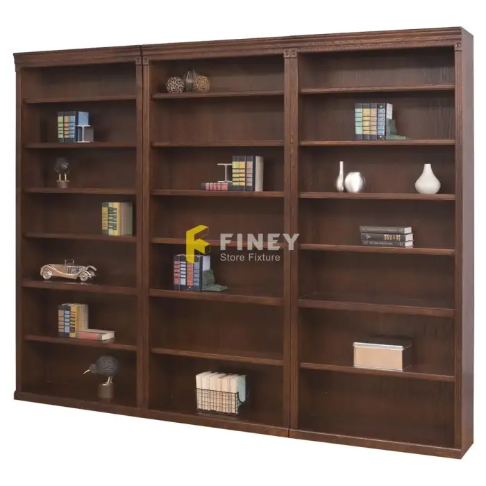 Custom Wholesale Retail Modern Library Interior Book Shelves Decoration Book Shelves For Library Furniture