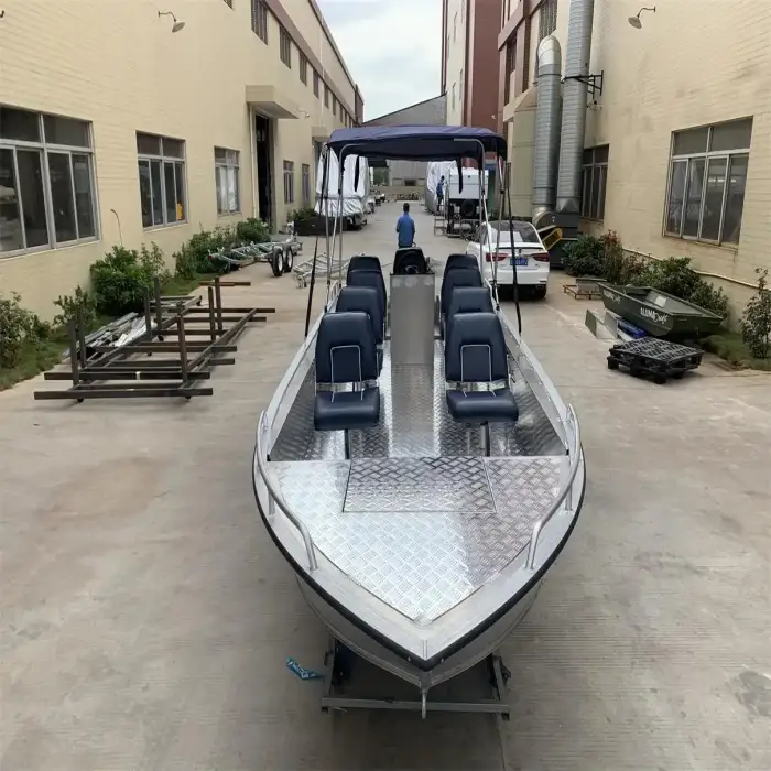 Kinocean Speed Jet 1.7M Aluminium Passenger Boat Luxury Centre Console Fishing Pleasure Yacht Landing Craft with Luxury Features