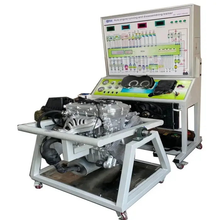 Educational automotive training bench auto engine running and disassembling trainer educational training equipment