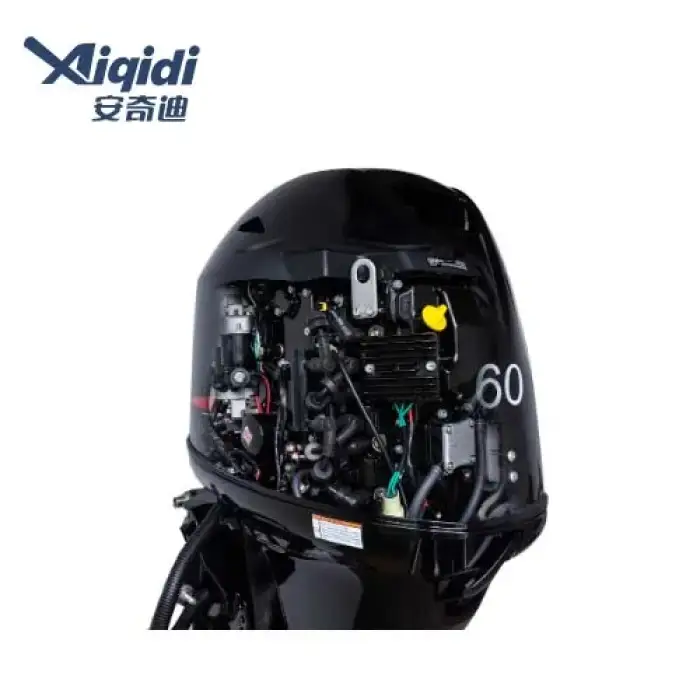 Boat Engine AIQIDI 4 Stroke 60HP F60 EFI Long Shaft Remote Tiller Control Outboard Motor