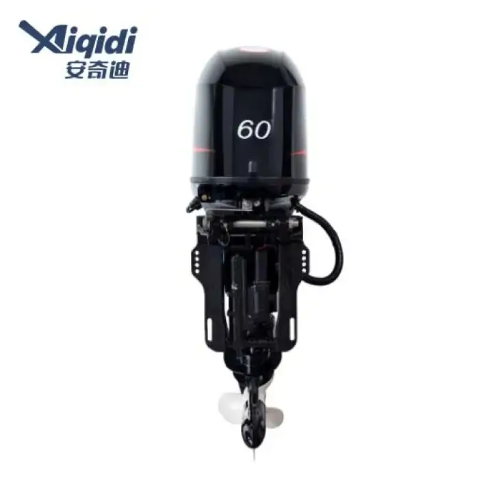 Boat Engine AIQIDI 4 Stroke 60HP F60 EFI Long Shaft Remote Tiller Control Outboard Motor