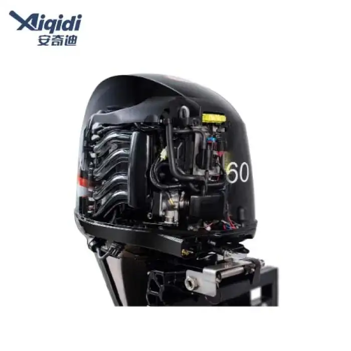 Boat Engine AIQIDI 4 Stroke 60HP F60 EFI Long Shaft Remote Tiller Control Outboard Motor