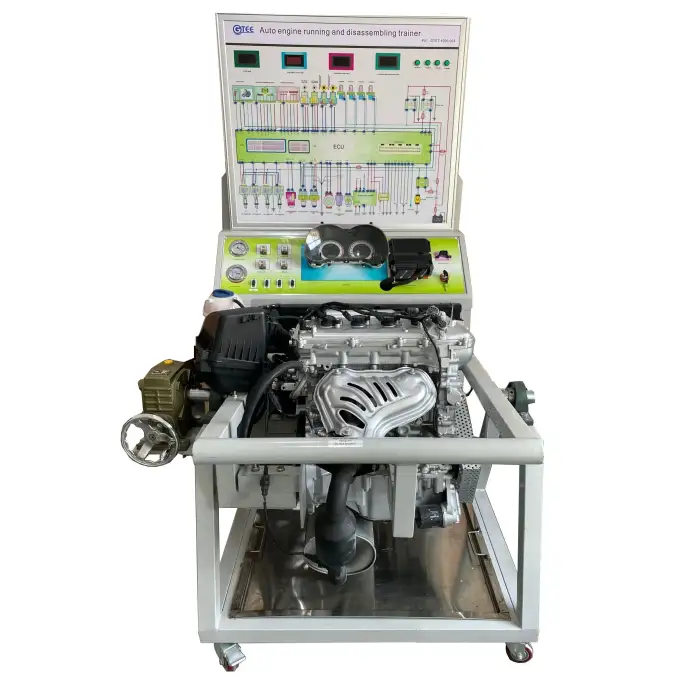 Educational automotive training bench auto engine running and disassembling trainer educational training equipment