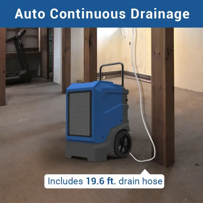 Preair Commercial 165 PPD water damage restoration cleaning equipment Industrial LGR dehumidifier