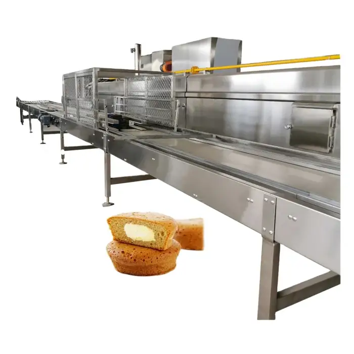 HG CFC Complete Fully Automatic Cup Cake Machine Cake Baking Equipment Muffin Custard Cake Making Machine