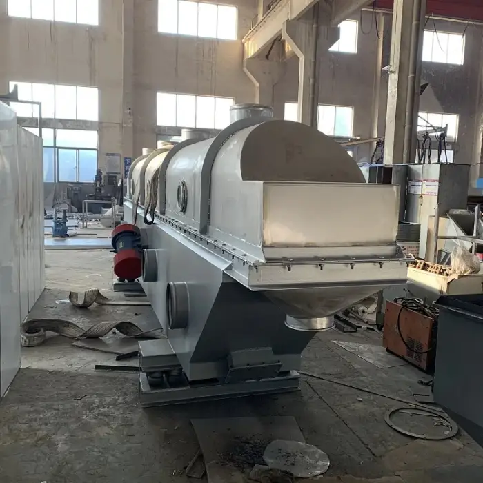 Salt products brown sugar particles type choose linear fluidised bed drying equipment ZLG series vibration fluidised bed