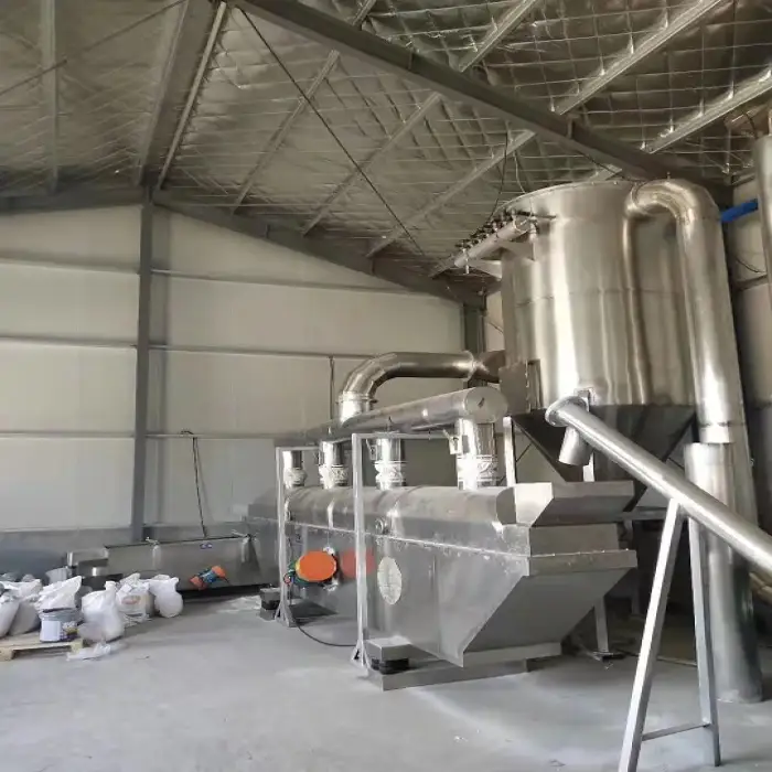 Salt products brown sugar particles type choose linear fluidised bed drying equipment ZLG series vibration fluidised bed