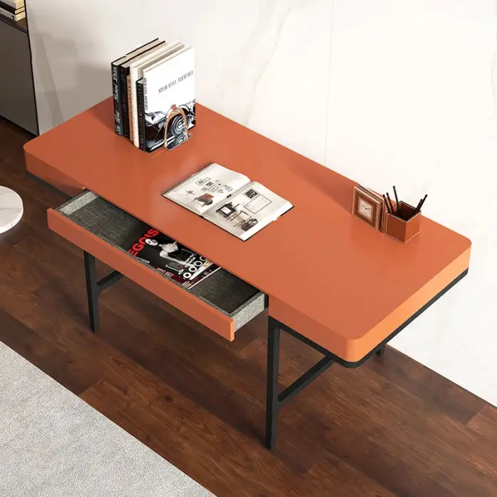 Modern Home Office Learning table Desktop Computer table Book Cabinet