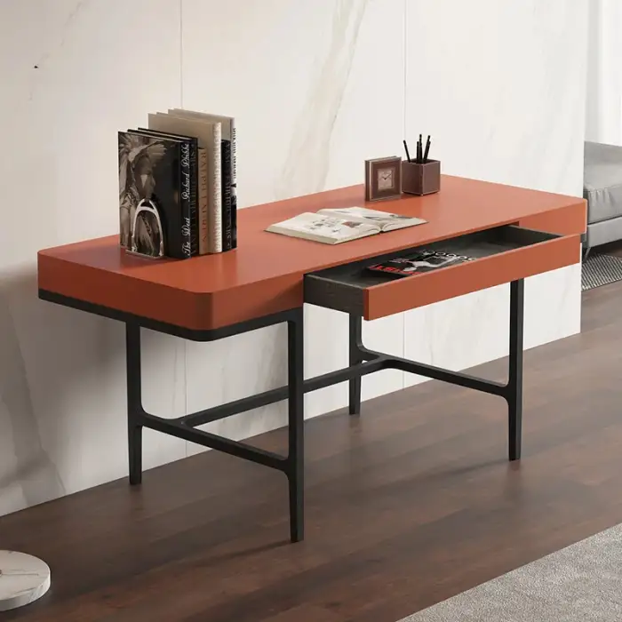 Modern Home Office Learning table Desktop Computer table Book Cabinet