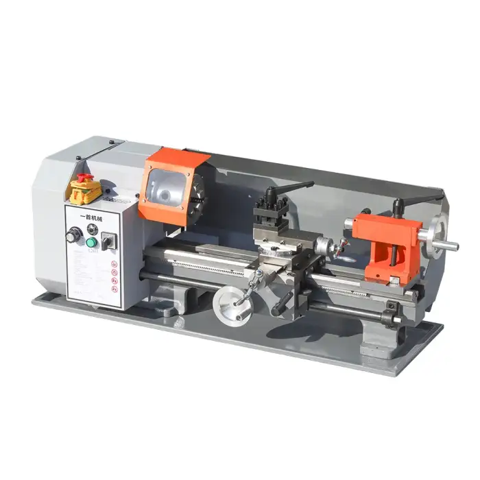 High Efficiency 600w Stable Operation Homemade Heavy Duty Manual Precision Metal Lathe Machine