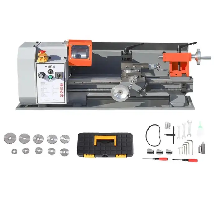 High Efficiency 600w Stable Operation Homemade Heavy Duty Manual Precision Metal Lathe Machine