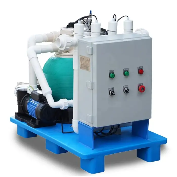 Water treatment machinery aquaculture water purification system with UV light water treatment system for sale